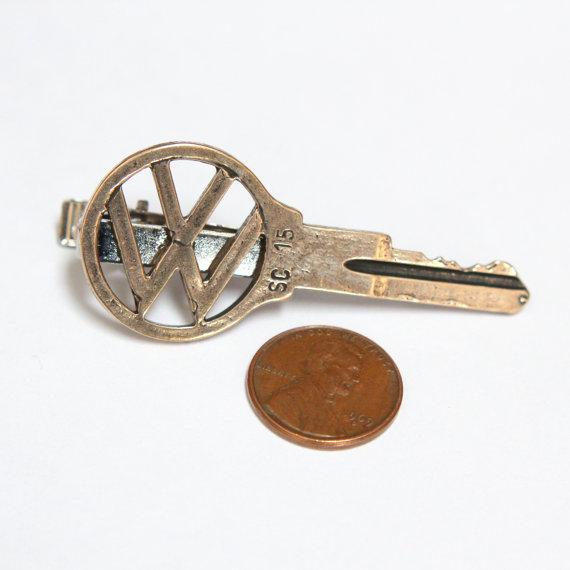 Vintage Volkswagen Key Tie Clip